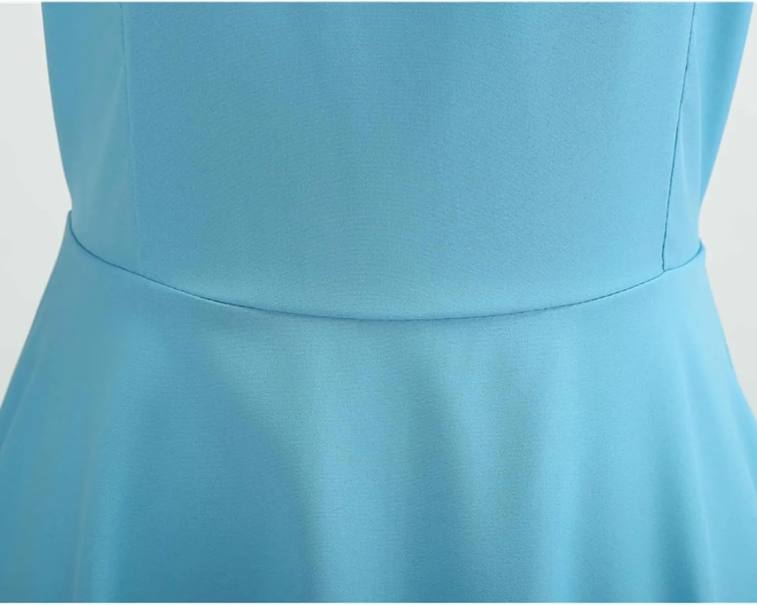 1950s Dresses for Women 2025 Vintage Crewneck Cap Sleeve Swing A-Line Midi Sundress Rockabilly Cocktail Tea Party Dress