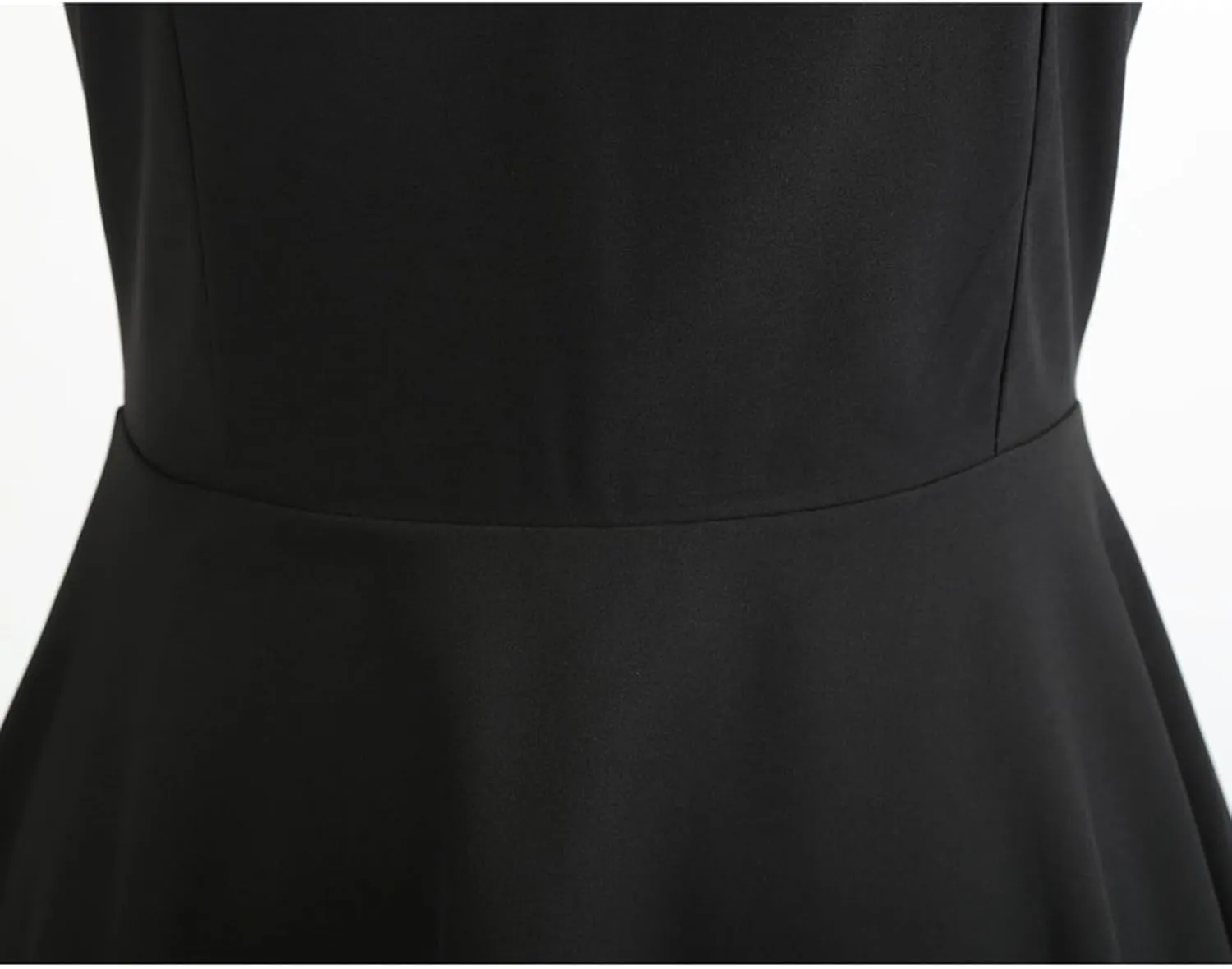 1950s Dresses for Women 2025 Vintage Crewneck Cap Sleeve Swing A-Line Midi Sundress Rockabilly Cocktail Tea Party Dress
