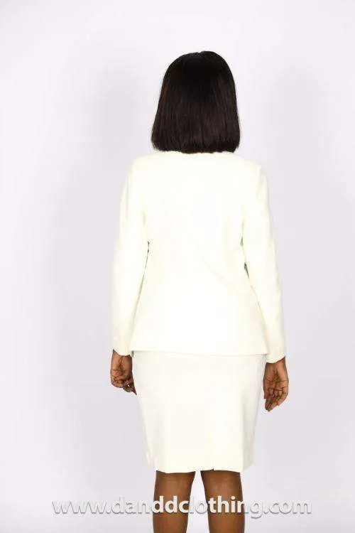 African White Office suit