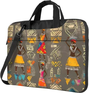 Ancient Egyptian Ethnic Women Laptop Shoulder Bag for Women, Laptop Sleeve Case Durable Computer Bag