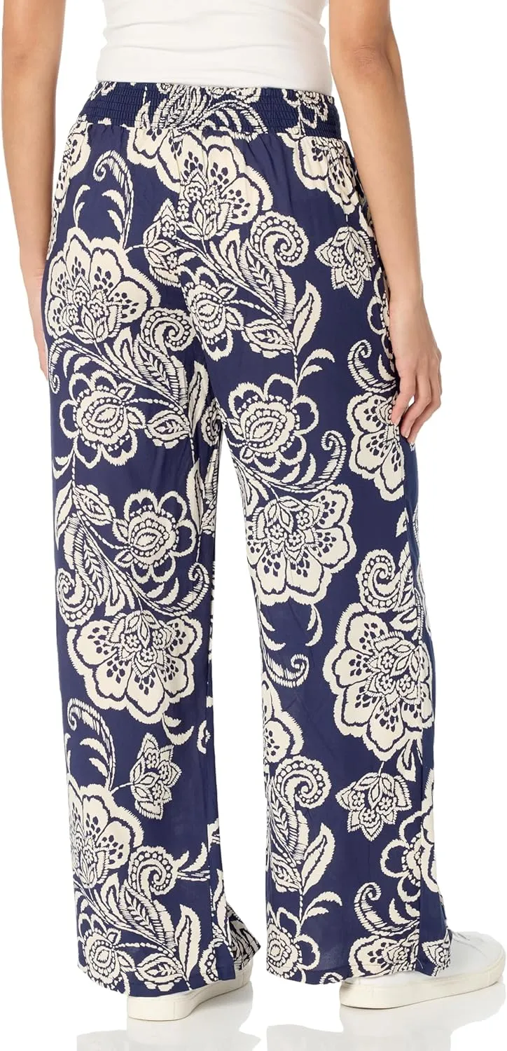 Angie Women's Wide Leg Pants with Self Tie