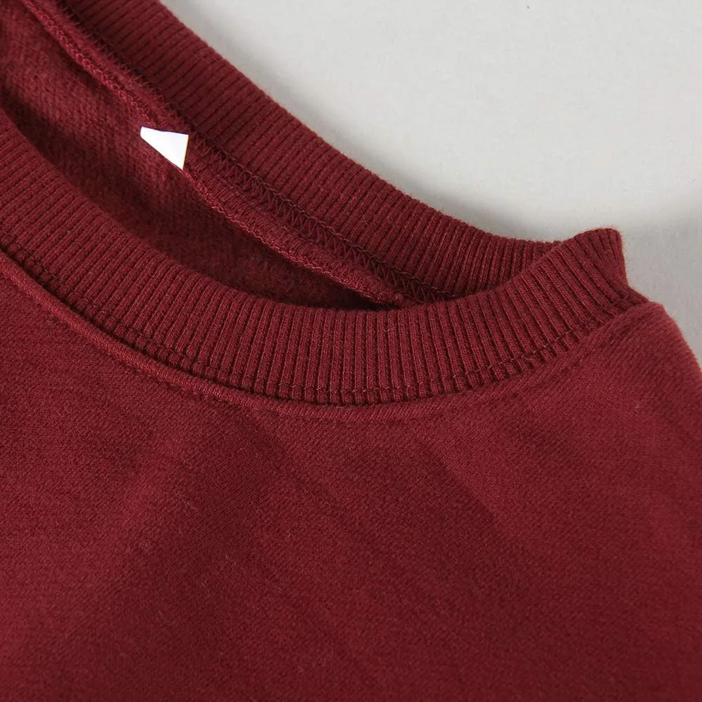 Artfish Women's Crewneck Long Sleeve Crop Tops Workout Casual Pullover Loose Sweatshirts