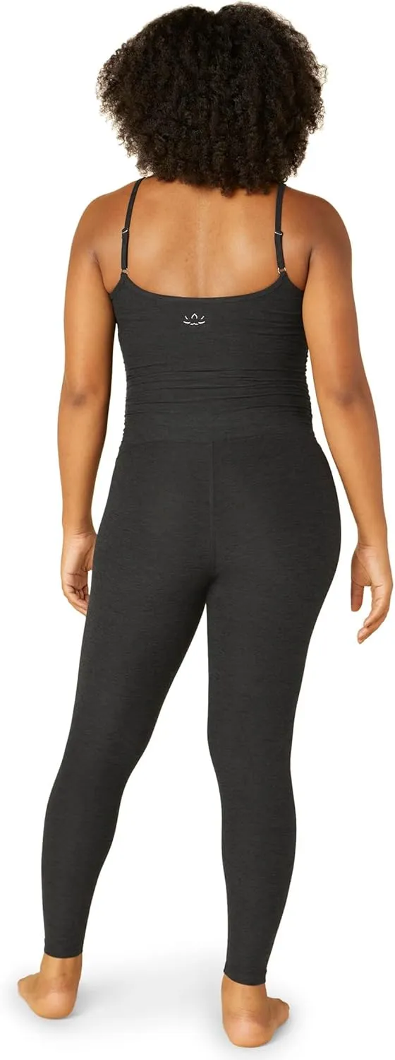 Beyond Yoga Spacedye Uplevel Maternity Jumpsuit for Women - Adjustable Sphagetti Straps, Chic and Practical Jumpsuit