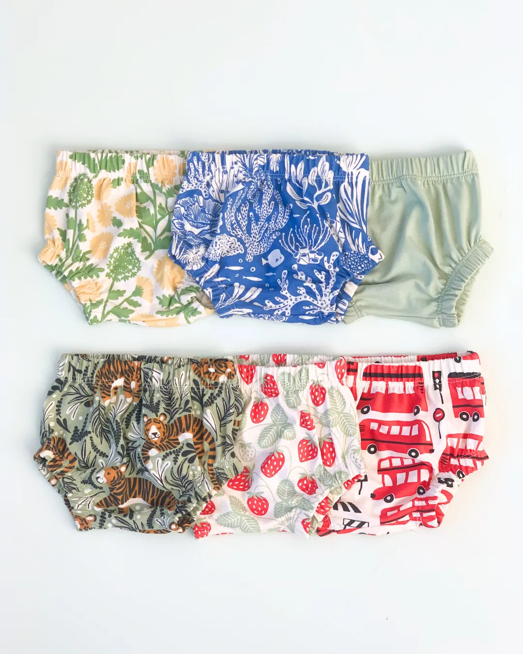 Bloomers, Strawberries Red & Green