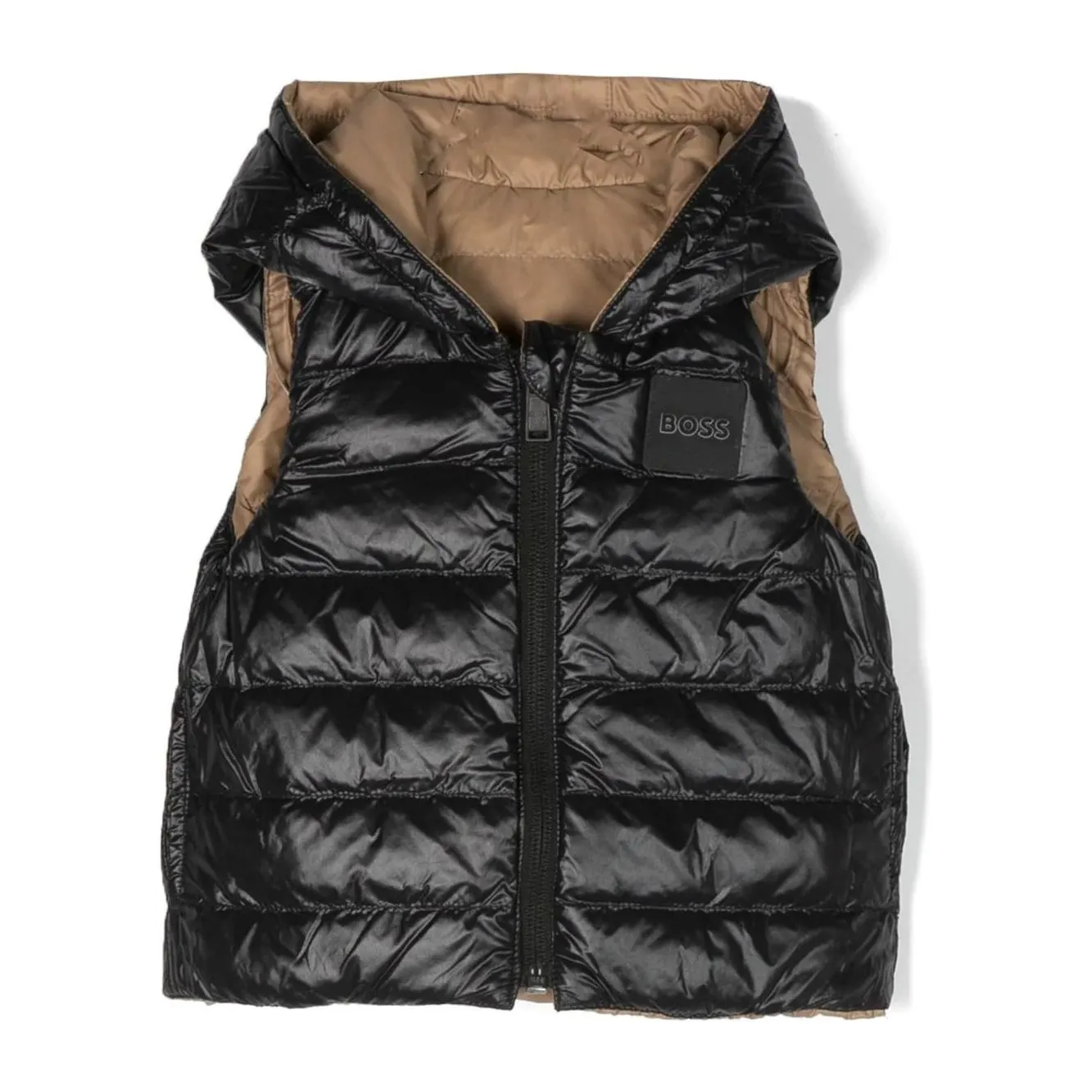 BOSS KIDS LOGO PADDED VEST