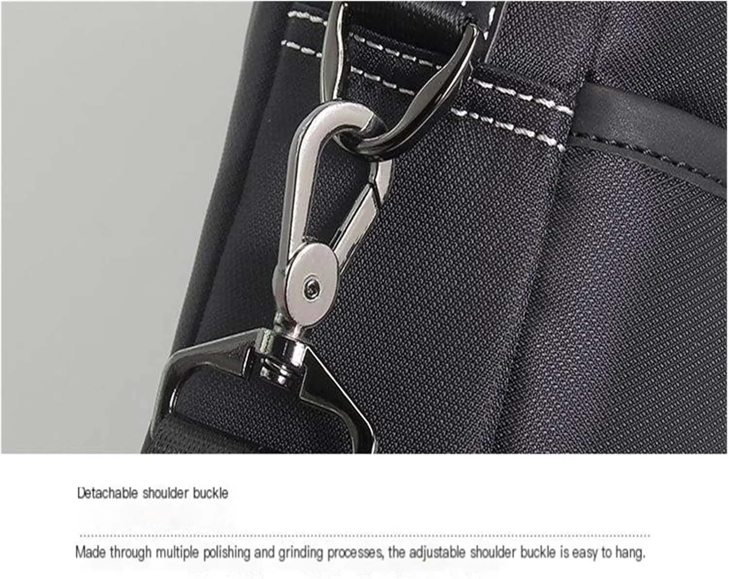 Business Document Bag with Laptop Compartment, Durable Laptop Travel Bag, Waterproof Document Briefcase for Business