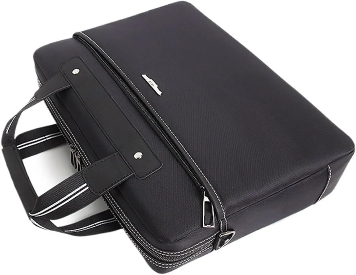 Business Document Bag with Laptop Compartment, Durable Laptop Travel Bag, Waterproof Document Briefcase for Business