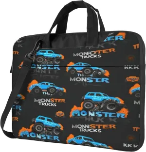 Cartoon Car Laptop Shoulder Bag for Women, Truck Pattern Laptop Sleeve Case Durable Computer Bag
