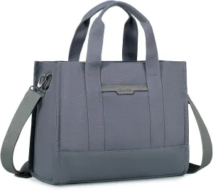 Chase Chic Canvas Tote Bag with Zipper for Women, Multi Pocket Shoulder Crossbody Handbag Bag with Compartments for Work