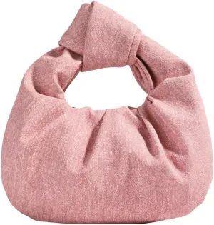 Chic Crescent Handbags for Women Small Cute Dumpling Tote Purse Soft Vegan Leather Clutch Trendy Pleated Satchel
