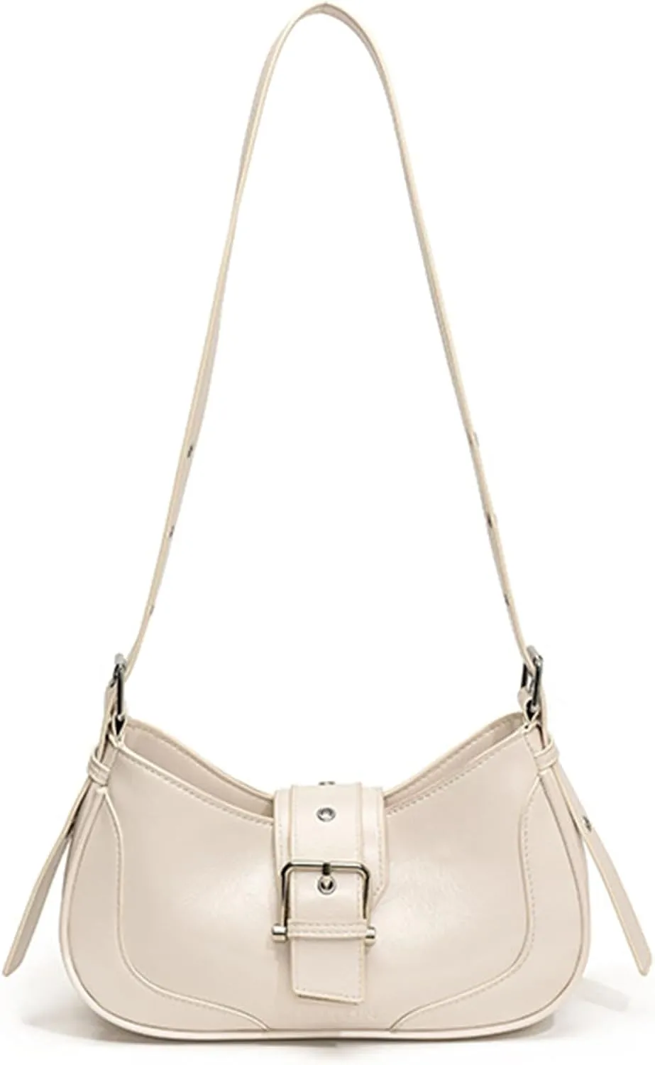 CHIC DIARY Shoulder Crossbody Bag for Women Y2K Hobo Handbag Vegan Leather Underarm Purse Retro Crescent Bag