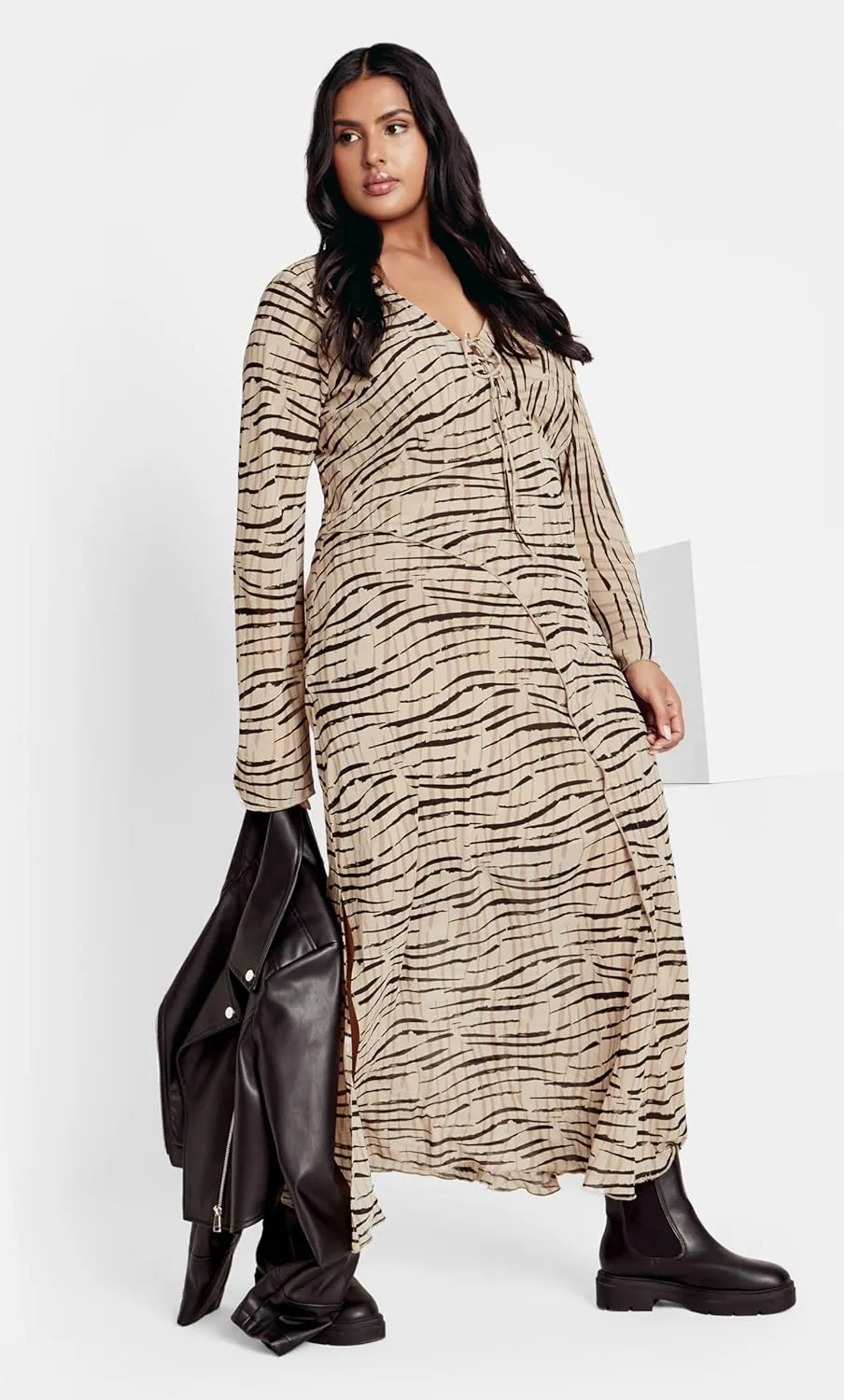 City Chic Women's Plus Size Anthea Print Maxi Dress