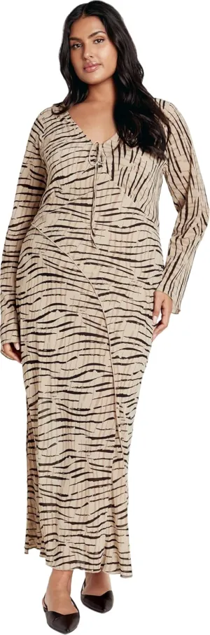 City Chic Women's Plus Size Anthea Print Maxi Dress