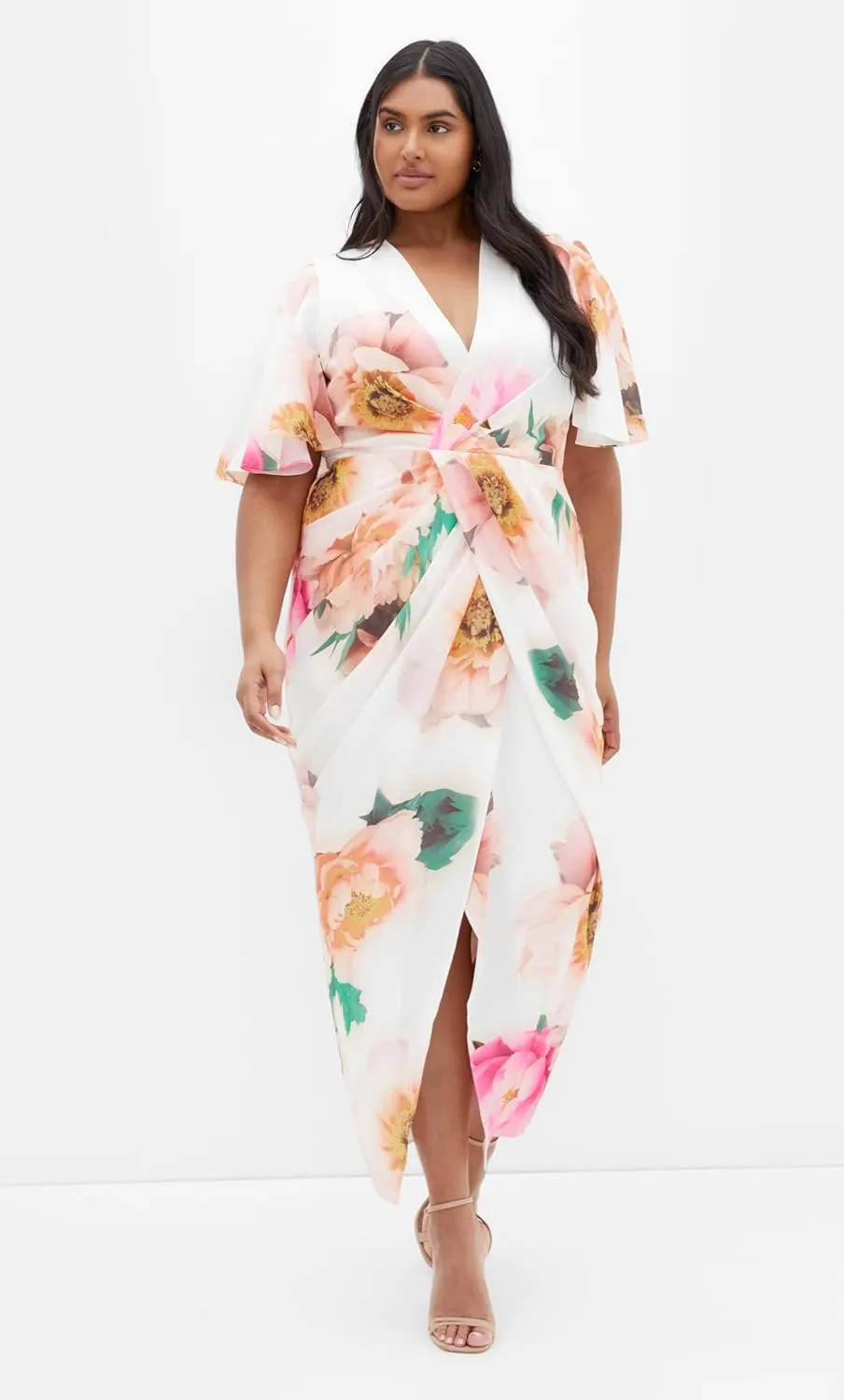 City Chic Women's Plus Size Dress - Braelynn Print Maxi