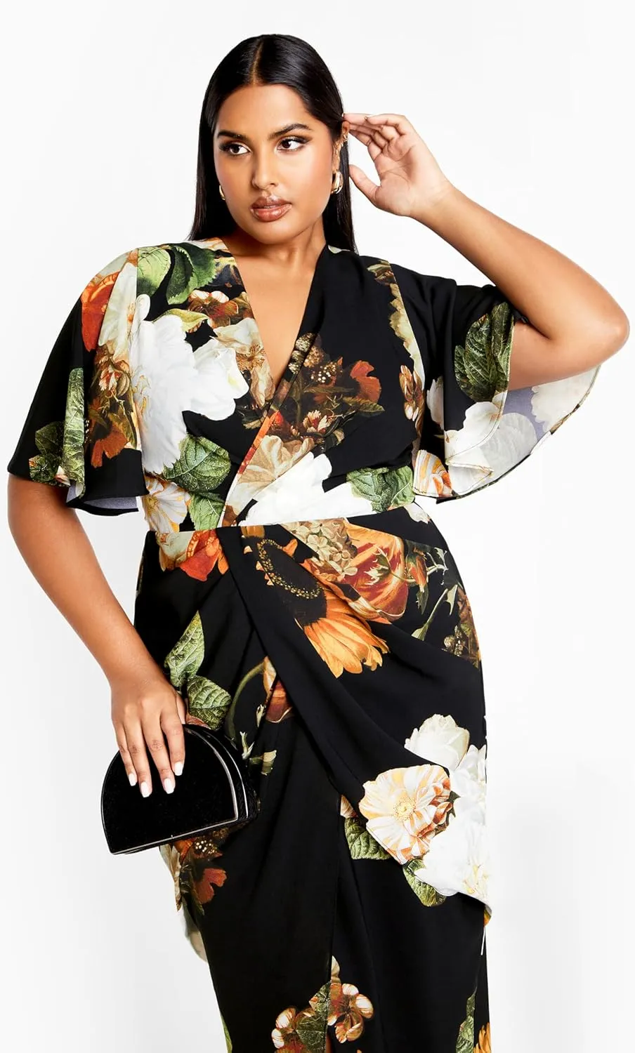 City Chic Women's Plus Size Dress - Braelynn Print Maxi