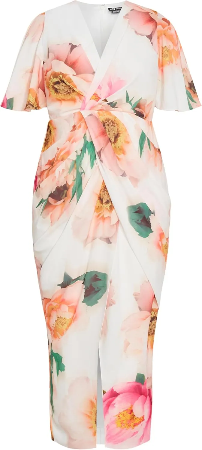 City Chic Women's Plus Size Dress - Braelynn Print Maxi