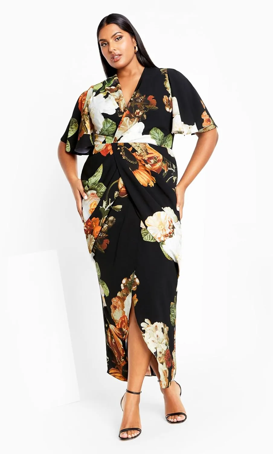 City Chic Women's Plus Size Dress - Braelynn Print Maxi