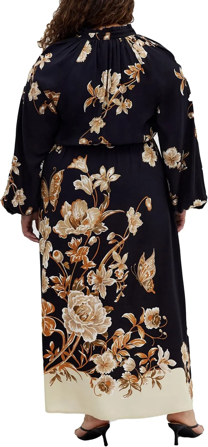 City Chic Women's Plus Size Dress - Love at First Sight Maxi