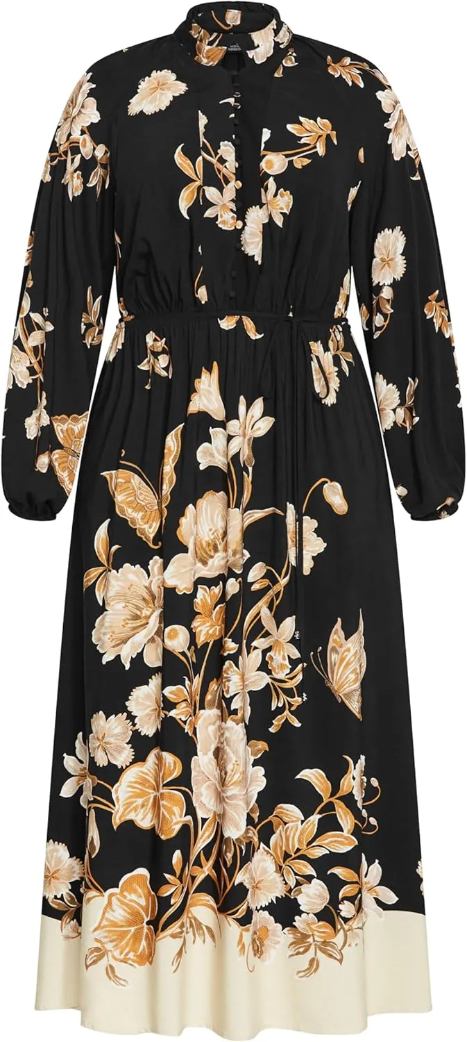 City Chic Women's Plus Size Dress - Love at First Sight Maxi