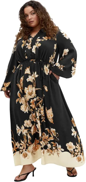 City Chic Women's Plus Size Dress - Love at First Sight Maxi