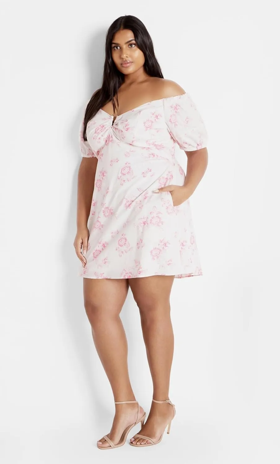 City Chic Women's Plus Size Dress - Martine Print