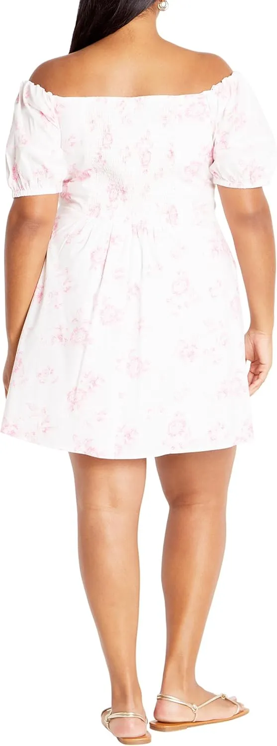 City Chic Women's Plus Size Dress - Martine Print