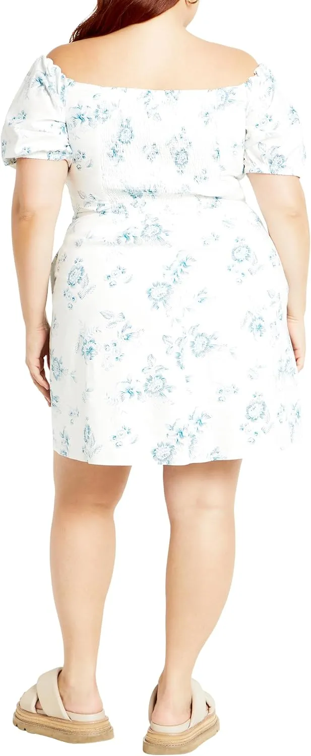 City Chic Women's Plus Size Dress - Martine Print
