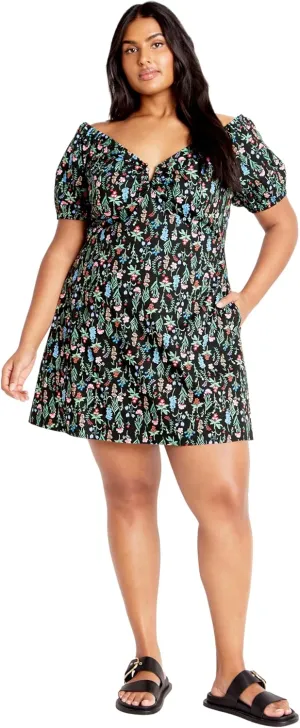 City Chic Women's Plus Size Dress - Martine Print