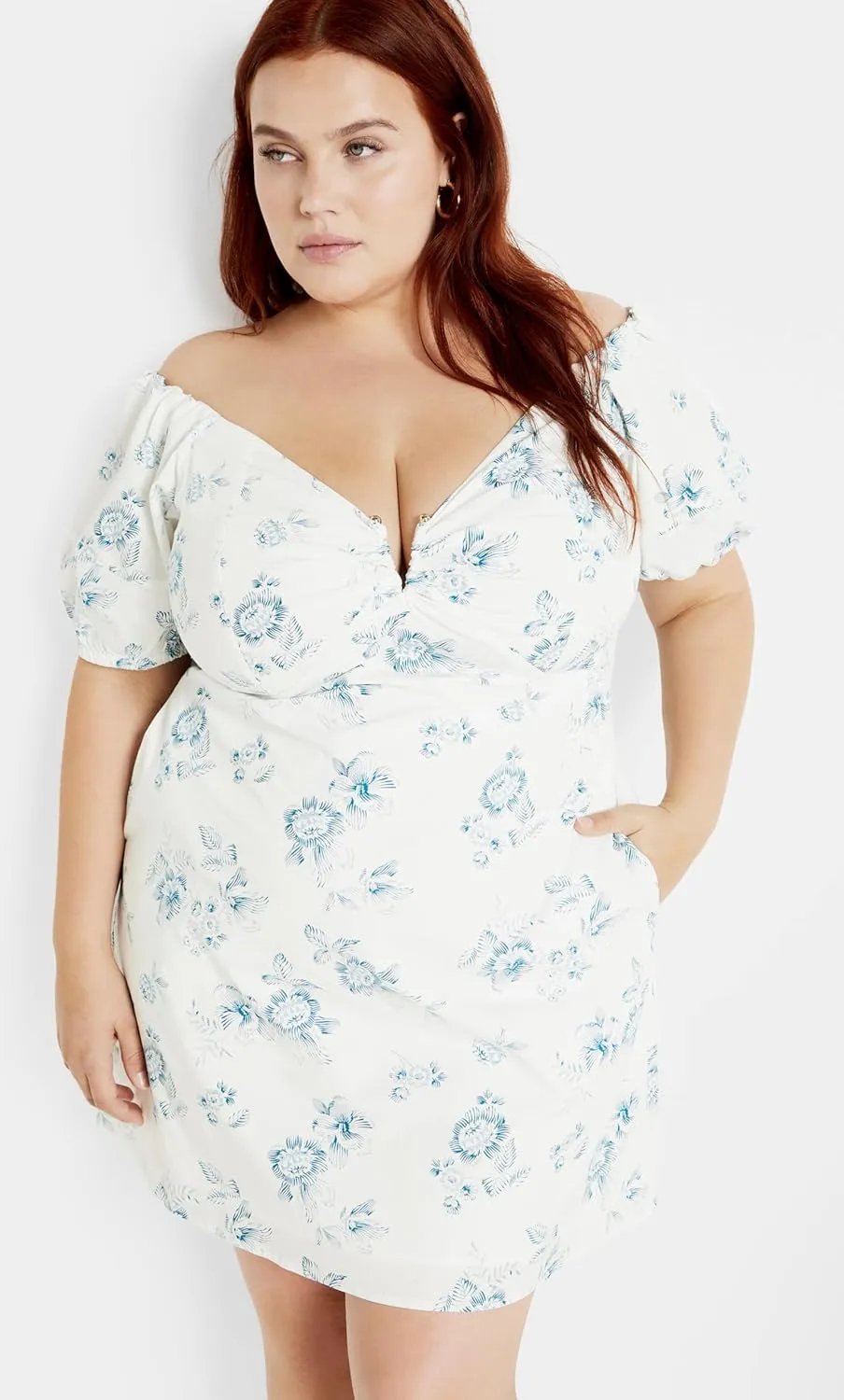 City Chic Women's Plus Size Dress - Martine Print