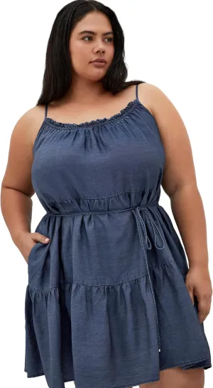 City Chic Women's Plus Size Dress - Sweet Tiers Mini