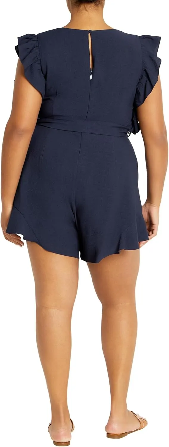 City Chic Women's Plus Size Fee Playsuit
