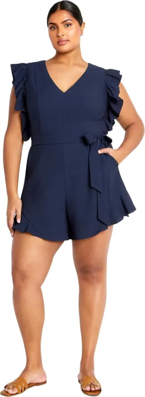 City Chic Women's Plus Size Fee Playsuit