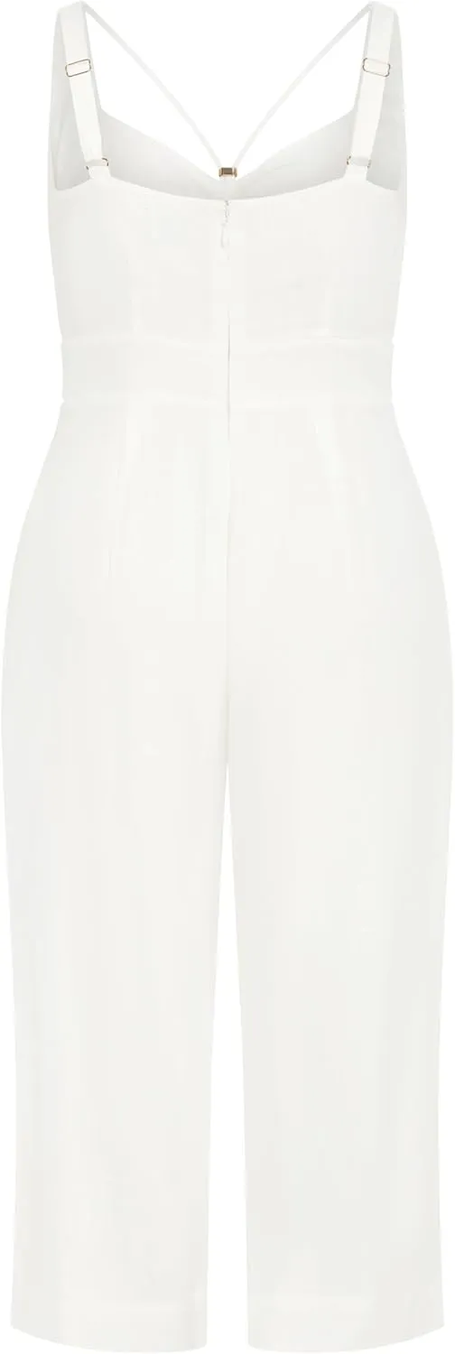 City Chic Women's Plus Size Jumpsuit - Ryann Wide Leg