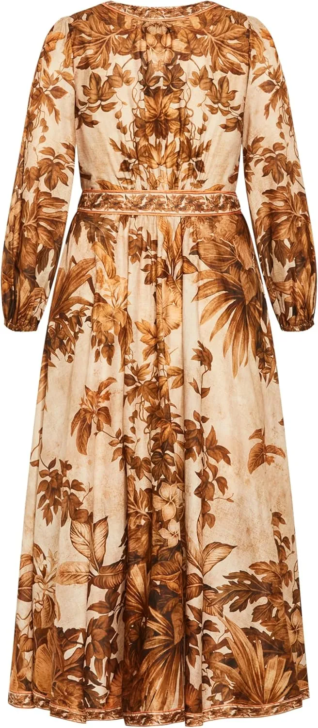 City Chic Women's Plus Size Maddie Wrap Maxi Dress
