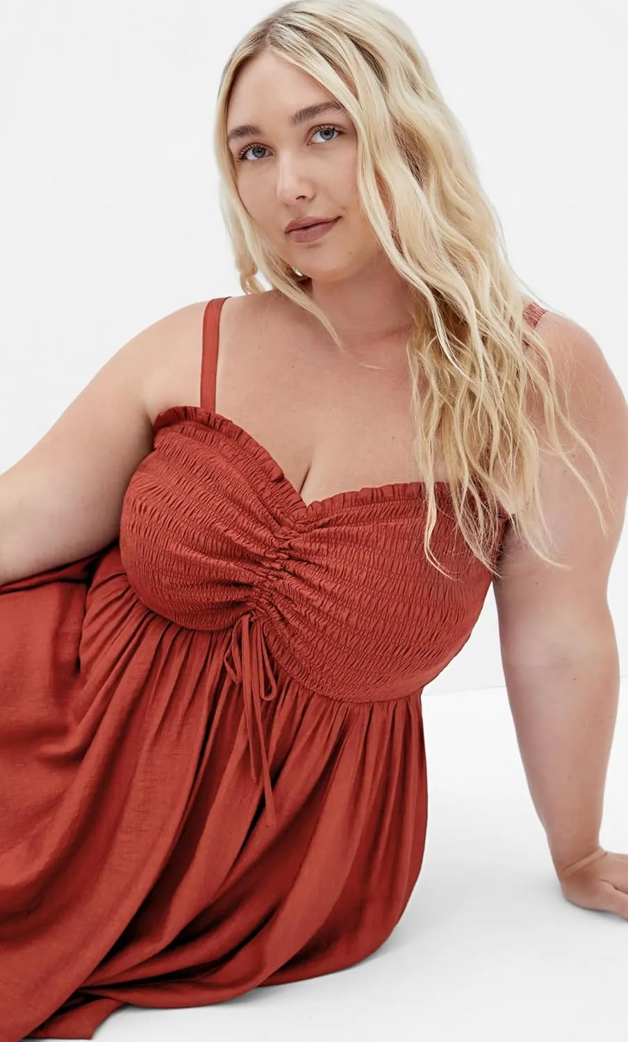 City Chic Women's Plus Size Maxi Dress - Maui Shirred