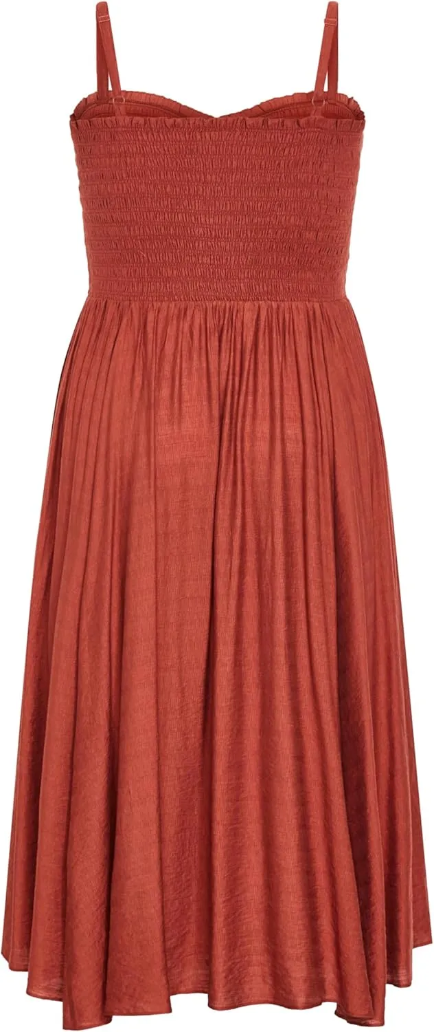 City Chic Women's Plus Size Maxi Dress - Maui Shirred