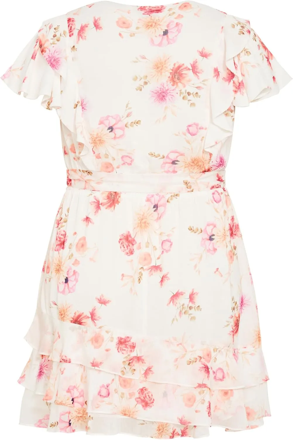 City Chic Women's Plus Size Romantic Print Dress