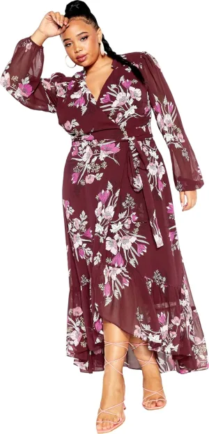 CITY CHIC Women's Samara Maxi Dress