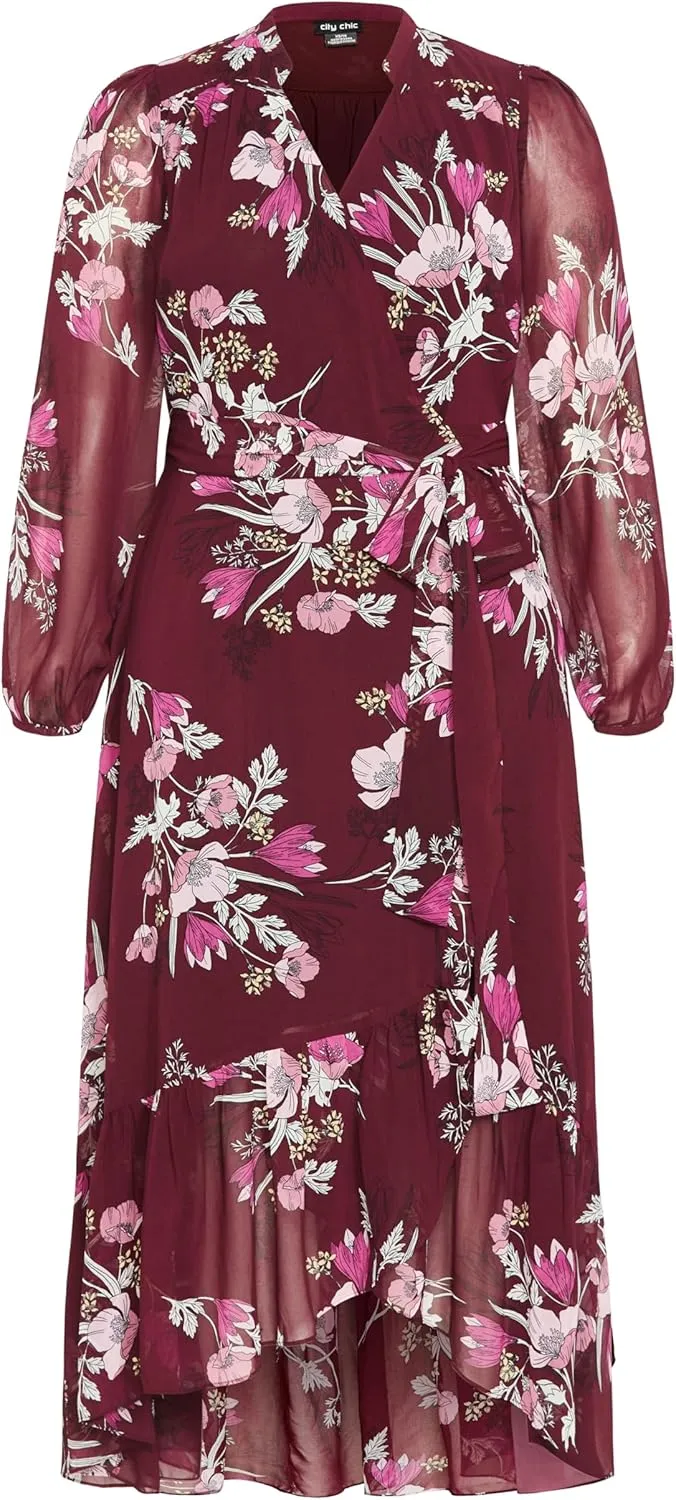 CITY CHIC Women's Samara Maxi Dress
