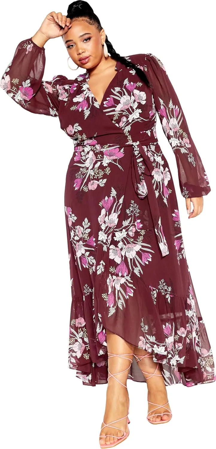 CITY CHIC Women's Samara Maxi Dress