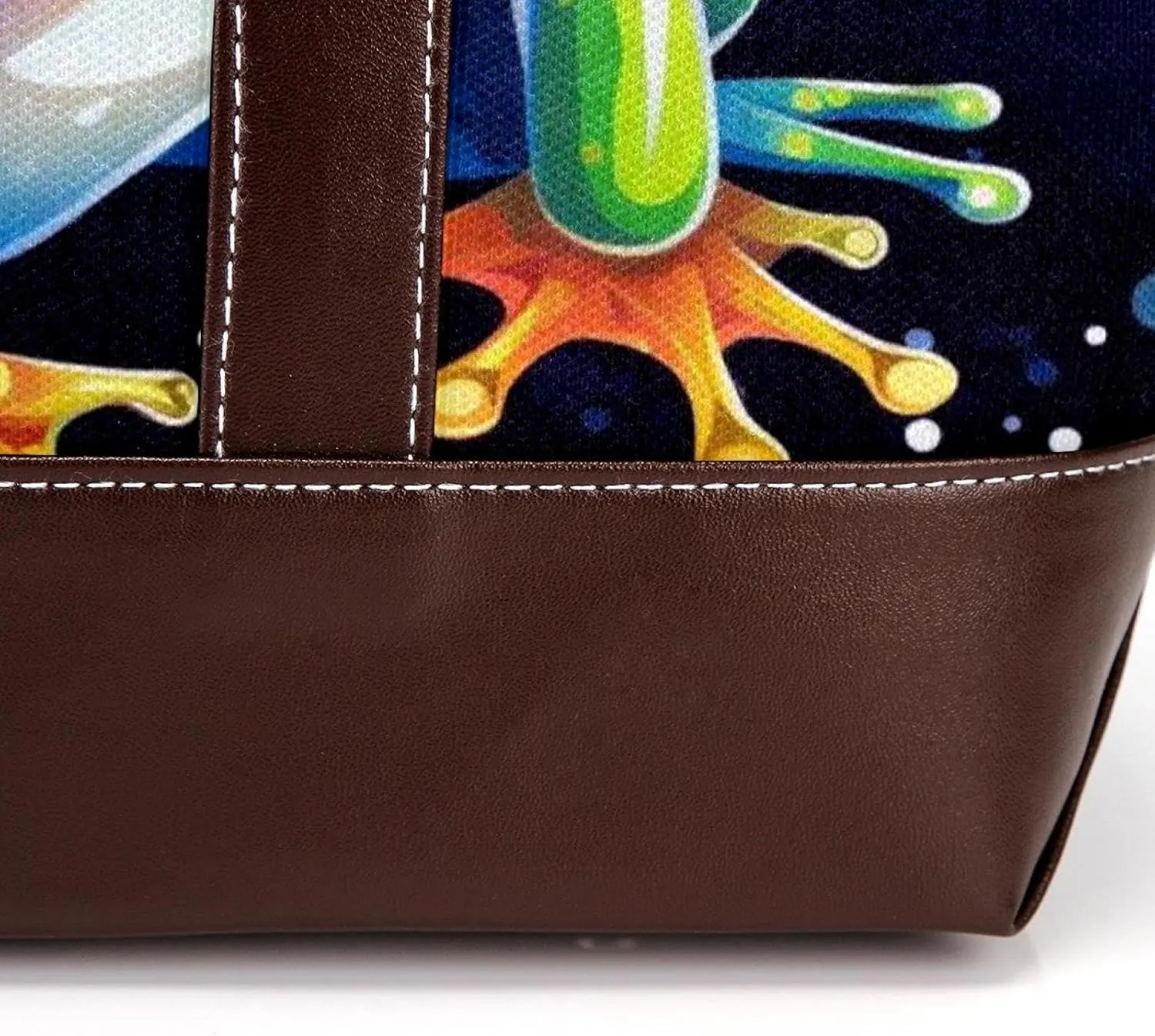 Colored Frog-1167 Shoulder Purses for Women Large Soft Washed Leather Purses and Durable Handbags