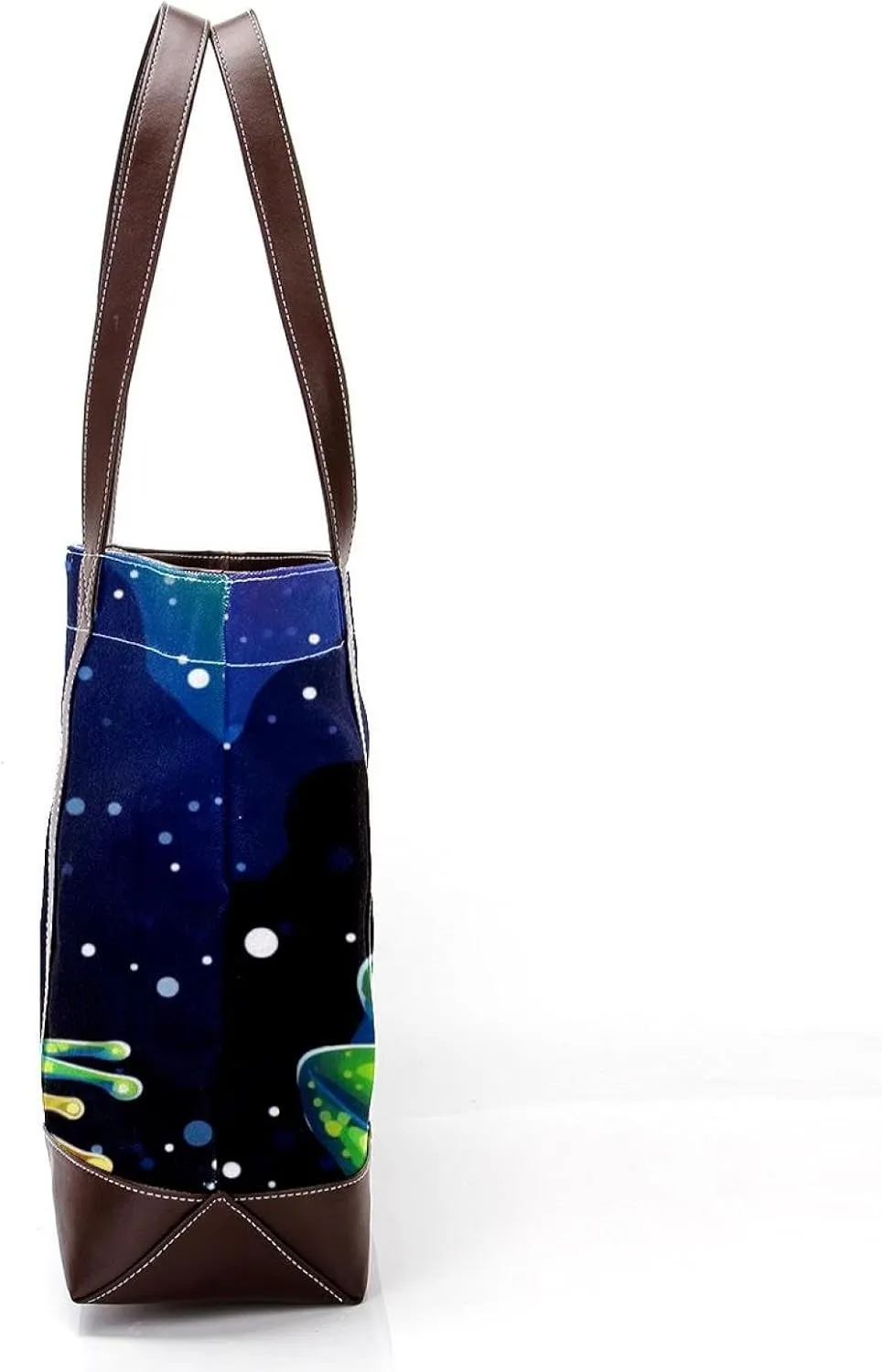 Colored Frog-1167 Shoulder Purses for Women Large Soft Washed Leather Purses and Durable Handbags