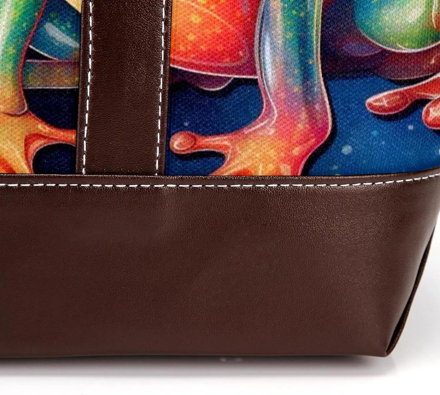 Colored Frog-1167 Shoulder Purses for Women Large Soft Washed Leather Purses and Durable Handbags
