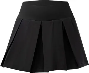 cooki Pleated Skirts for Women High Waist A-Line Tennis Skirt Women's Casual Stretchy Flared Pleated Mini Skirts