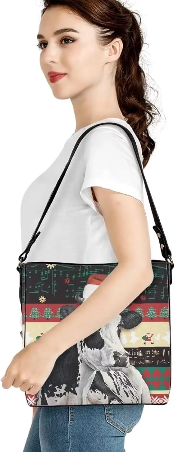 Crossbody Bag Women Leather Tote Purse Chic Messenger Bag Shopper Shoulder Handbags Phone Passport Organizer