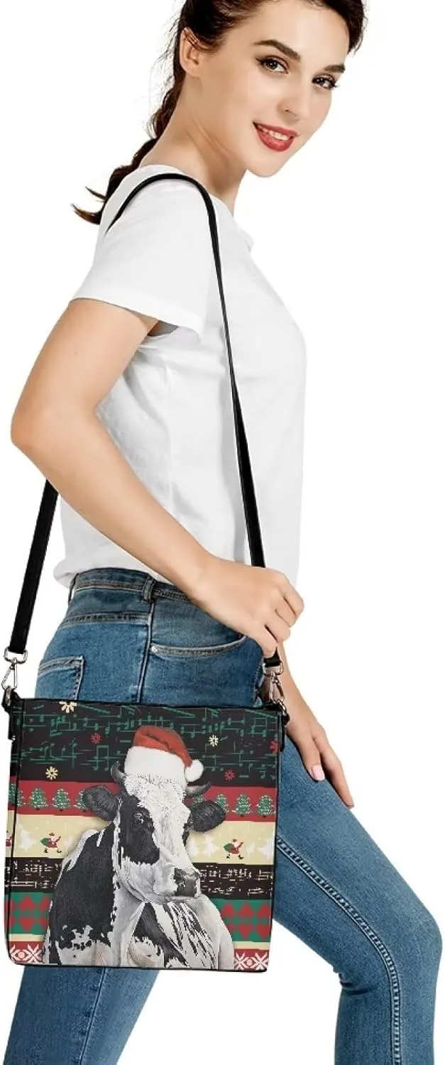 Crossbody Bag Women Leather Tote Purse Chic Messenger Bag Shopper Shoulder Handbags Phone Passport Organizer