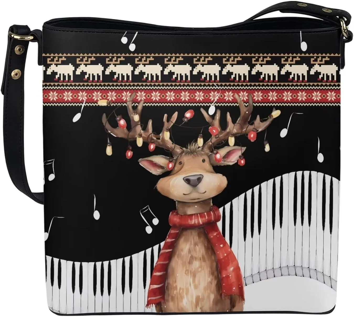 Crossbody Bag Women Leather Tote Purse Chic Messenger Bag Shopper Shoulder Handbags Phone Passport Organizer