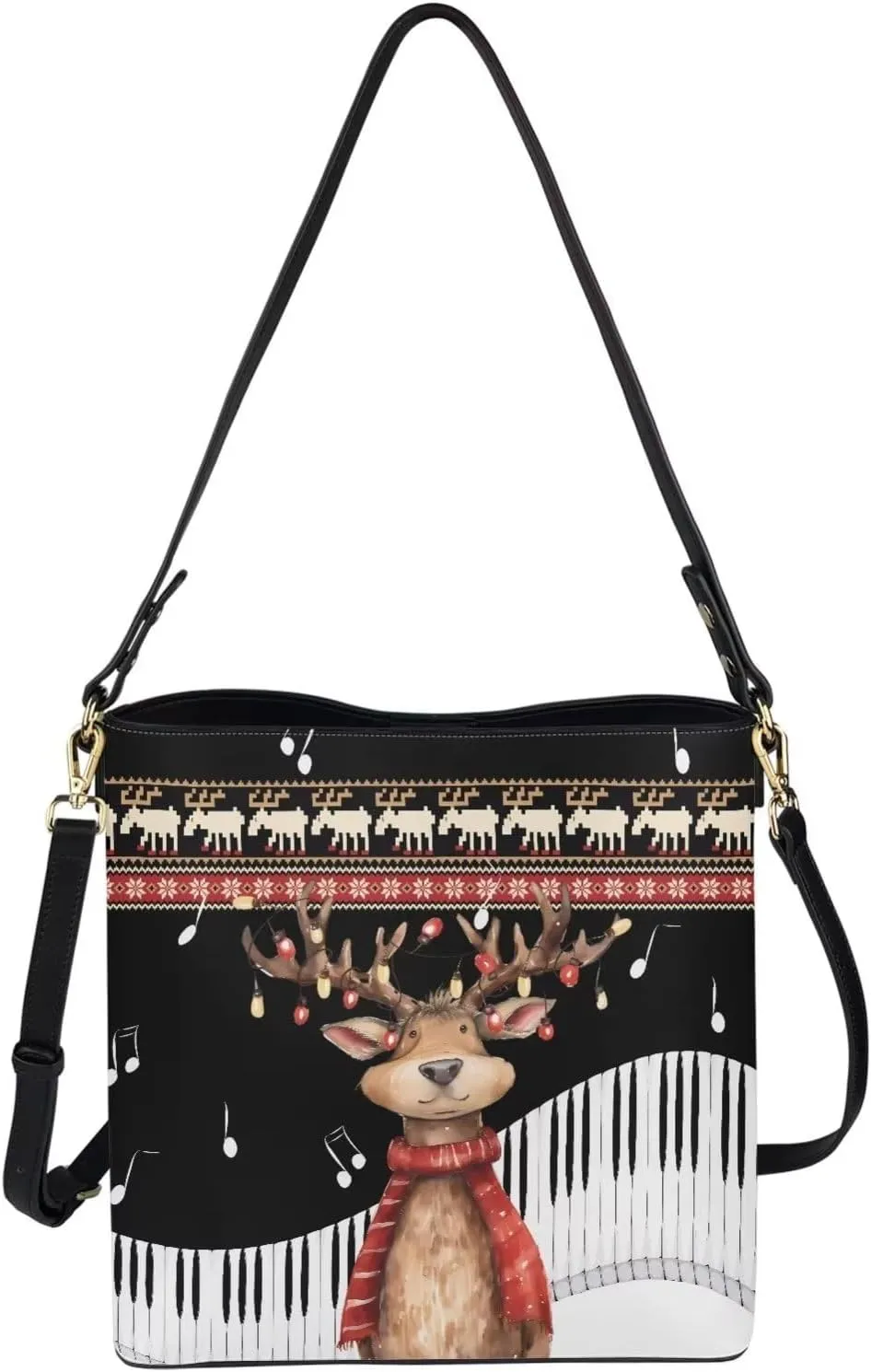 Crossbody Bag Women Leather Tote Purse Chic Messenger Bag Shopper Shoulder Handbags Phone Passport Organizer