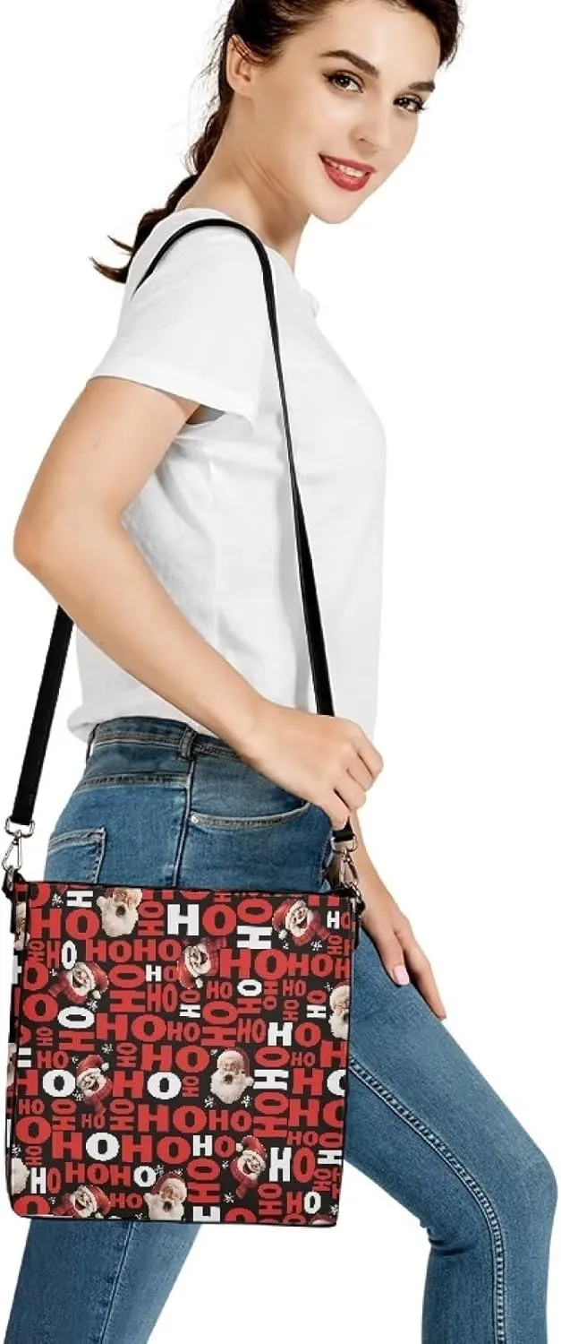 Crossbody Bag Women Leather Tote Purse Chic Messenger Bag Shopper Shoulder Handbags Phone Passport Organizer