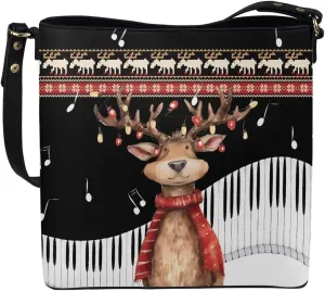 Crossbody Bag Women Leather Tote Purse Chic Messenger Bag Shopper Shoulder Handbags Phone Passport Organizer